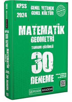 2024 KPSS Genel Kültür Genel Yetenek Matematik-Geometri 30 Deneme resmi