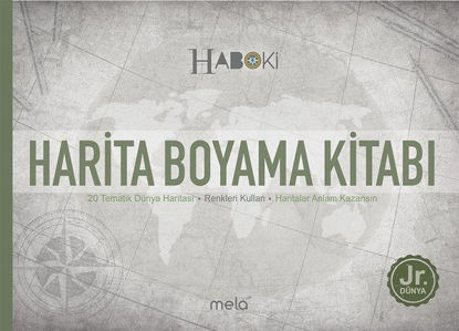 Harita Boyama Kitabı - Haboki Jr.Dünya - 20 Tematik Türkiye Haritası resmi