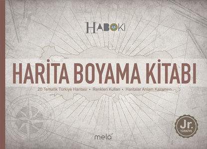 Harita Boyama Kitabı - Haboki Jr.Türkiye - Tematik Türkiye Haritası resmi