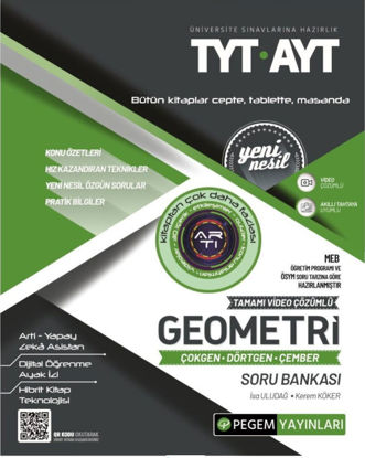 TYT-AYT Geometri Çokgen-Dörtgen-Çember Soru Bankası resmi