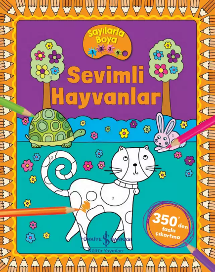 Sevimli Hayvanlar – Sayılarla Boya resmi