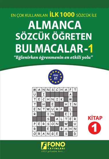 Almanca Sözcük Öğreten Bulmacalar - 1 resmi