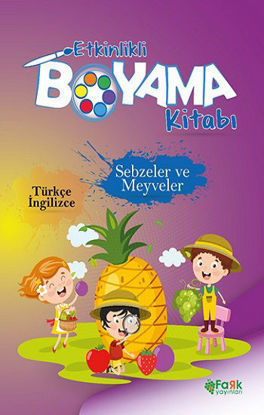 Etkinlikli Boyama Kitabı - Sebzeler ve Meyveler resmi