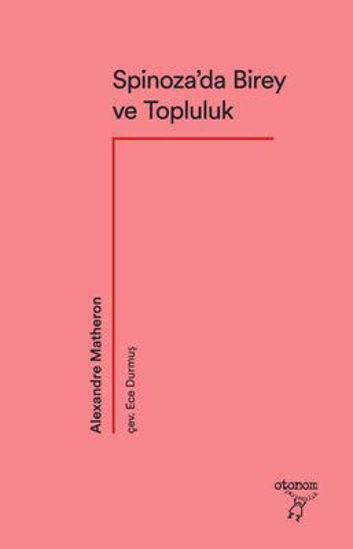 Spinoza'da Birey ve Topluluk resmi