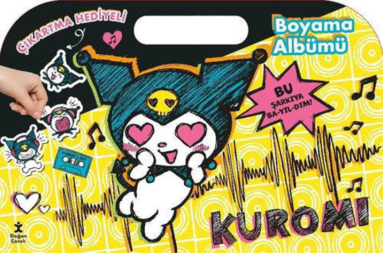 Kuromi - Çıkartma Hediyeli Boyama Albümü resmi