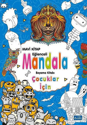Çocuklar İçin Mandala - Mavi Kitap resmi