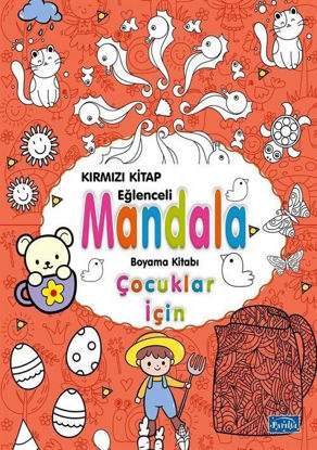 Çocuklar İçin Mandala - Kırmızı Kitap resmi