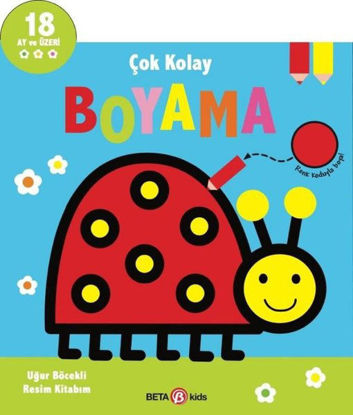 Çok Kolay Boyama - Uğur Böcekli Resim Kitabım resmi