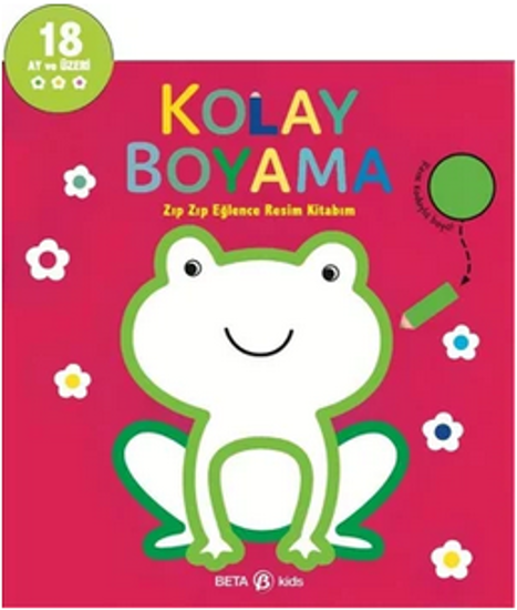 Kolay Boyama - Zıp Zıp Eğlence Resim Kitabım resmi