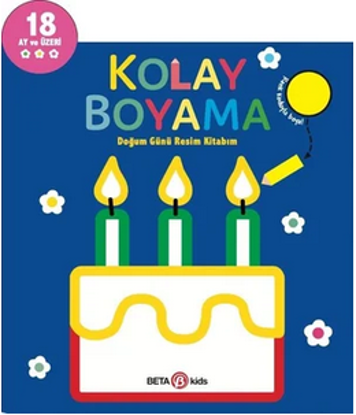 Kolay Boyama - Doğum Günü Resim Kitabım resmi