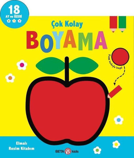 Çok Kolay Boyama - Elmalı Resim Kitabım resmi