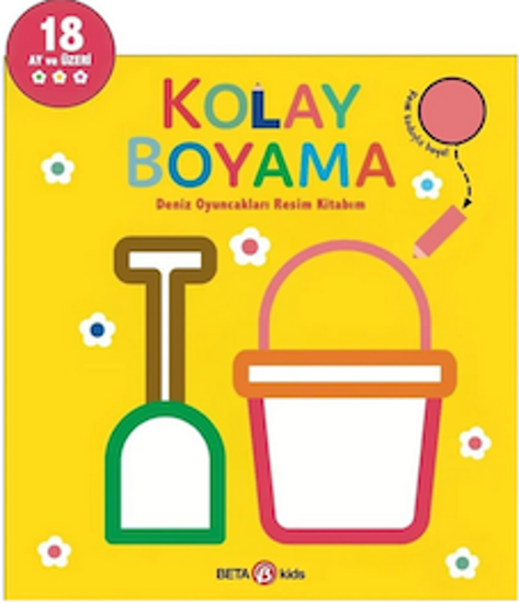 Kolay Boyama - Deniz Oyuncakları Resim Kitabım resmi