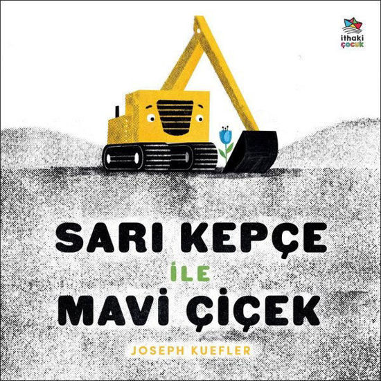 Sarı Kepçe İle Mavi Çiçek resmi