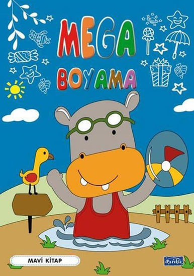 Mega Boyama - Mavi Kitap resmi