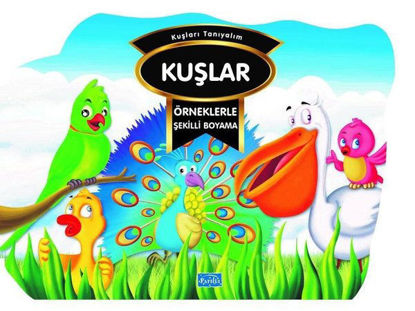 Kuşlar - Örneklerle Şekilli Boyama resmi