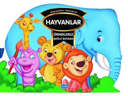 Hayvanlar - Örneklerle Şekilli Boyama resmi