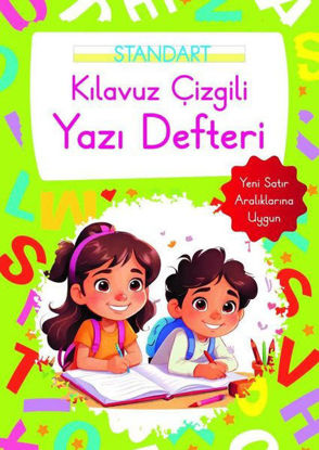 Kılavuz Çizgili Yazı Defteri Büyük Boy - Yeşil resmi