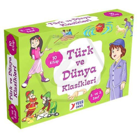 2. ve 3. Sınıf Türk ve Dünya Klasikleri - Kutulu Set - 10 Kitap resmi