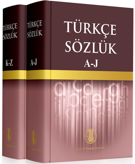 Türkçe Sözlük (A-J / K-Z) 2 Cilt Takım - Ciltli resmi