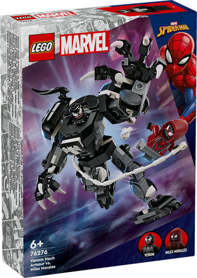 Venom Robot Zırhı Miles Morales’e Karşı resmi