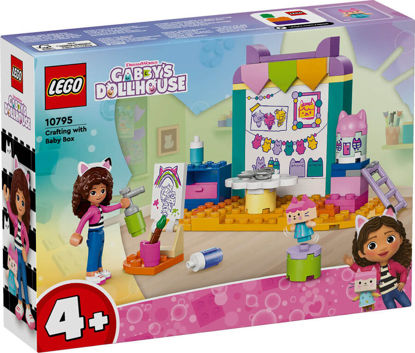 Gabby's Dollhouse Karton Yavru Kedi ile El Sanatları resmi