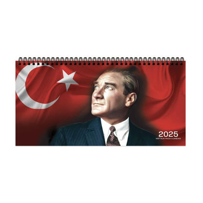 Haftalık Masa Ajandası-Atatürk resmi