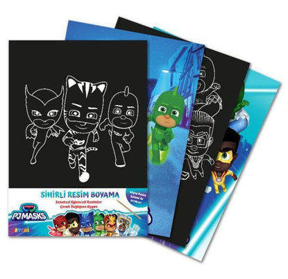 Pjmasks Sihirli Resim Boyama resmi