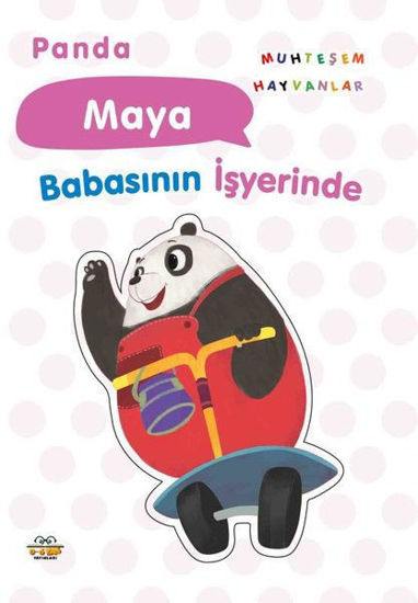 Panda Maya Babasının İşyerinde resmi