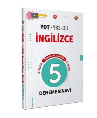 İngilizce YDT YKS-DİL Tamamı Çözümlü 5 Fasikül Deneme resmi