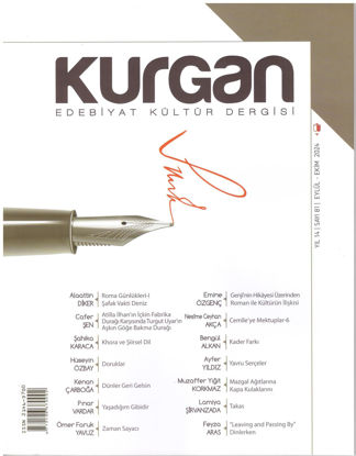 Kurgan Edebiyat Kültür Dergisi -Mayıs-Haziran-2024 resmi