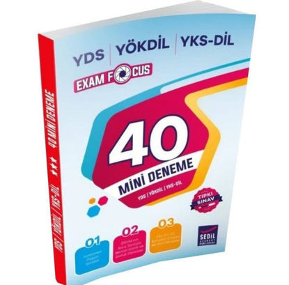 YDS YÖKDİL YKS DİL Exam Focus 40 Mini Deneme resmi