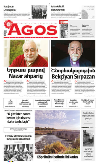 Agos Gazetesi -29-Kasım-2024 resmi