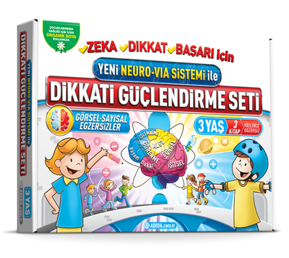 Dikkati Güçlendirme Seti - 3 Yaş resmi