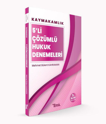 Kaymakamlık 5’li Çözümlü Hukuk Denemeleri resmi