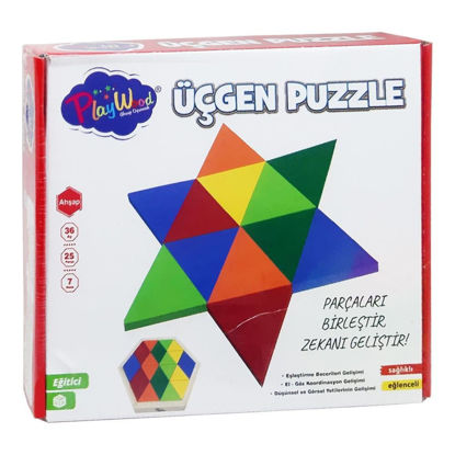 Ahşap Üçgen Puzzle resmi