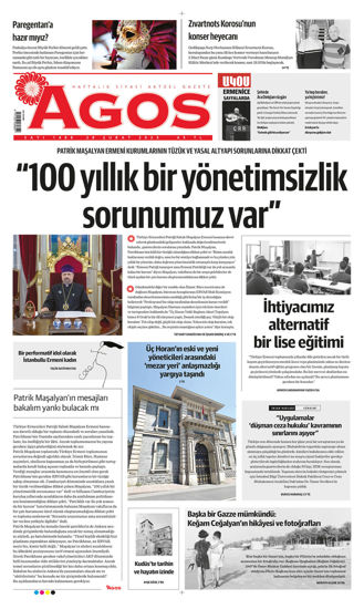 Agos Gazetesi -28-Şubat-2025 resmi