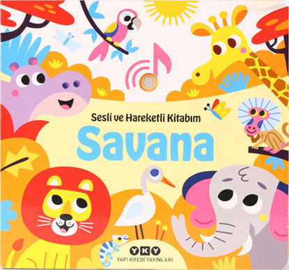 Sesli ve Hareketli Kitabım - Savana resmi