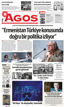Agos Gazetesi -23-Mayıs.2025 resmi