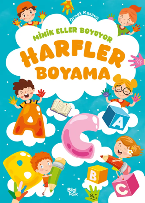 Minik Eller Boyuyor - Harfler Boyama Kitabı resmi