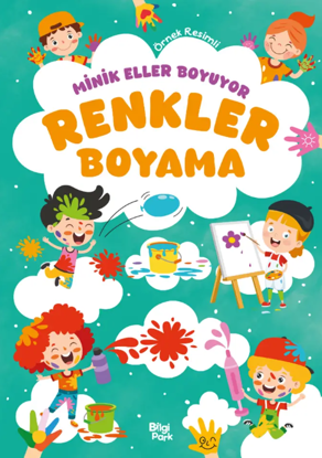 Minik Eller Boyuyor - Renkler Boyama Kitabı resmi