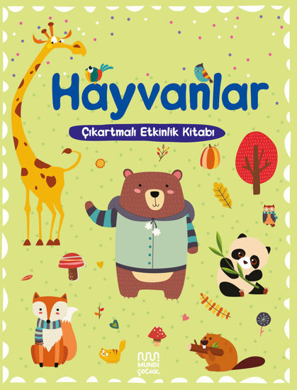 Hayvanlar - Çıkartmalı Etkinlik Kitabı resmi