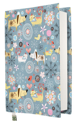 Kitap Kılıfı - Kedi - Köpek Medium - 21*31Cm resmi