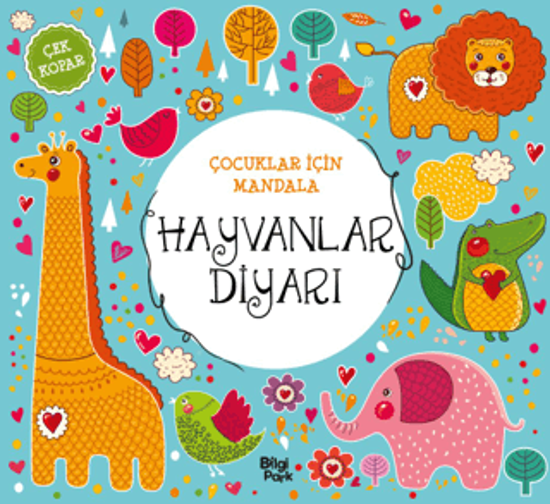 Çocuklar İçin Mandala - Hayvanlar Diyarı resmi