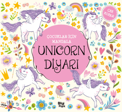 Çocuklar İçin Mandala - Unicorn Diyarı resmi