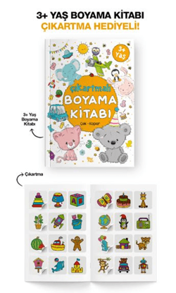 Çıkartmalı Boyama Kitabı - 3 Yaş + resmi