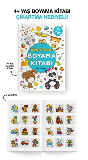 Çıkartmalı Boyama Kitabı - 4 Yaş + resmi