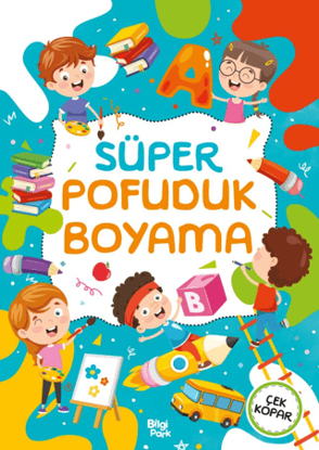 Süper Pofuduk Boyama Kitabı resmi
