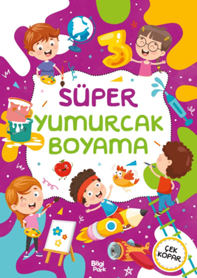 Süper Yumurcak Boyama Kitabı resmi