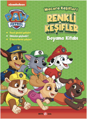 Paw Patrol - Macera Kâşifleri Renkli Keşifler - Boyama Kitabı resmi