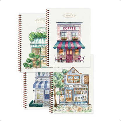 La Plume Shop 16,5x22,5 80 Yaprak Çizgili Spiralli Karton Kapak  Defter resmi